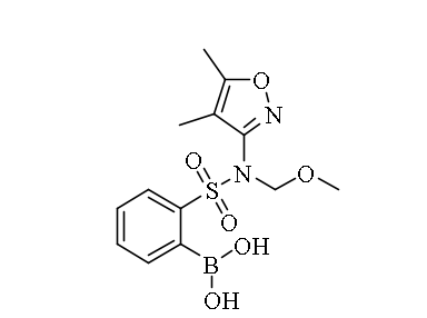 (2-(N-(4,5-Dimethylisoxazol-3-yl)-N-(methoxymethyl)sulfamoyl) phenyl) boronic acid